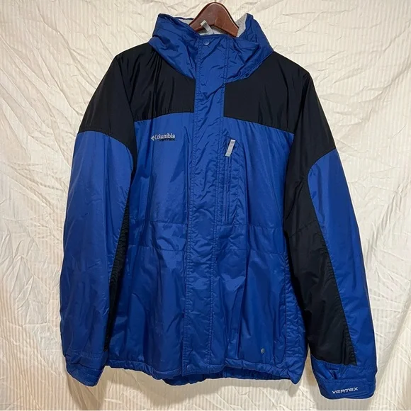 Columbia Jackets Coats Columbia Mens Two Tone Blue Black